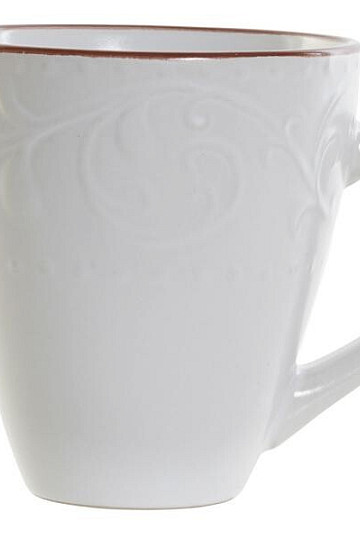 Kubek WHITE RELIEF 325ml biały