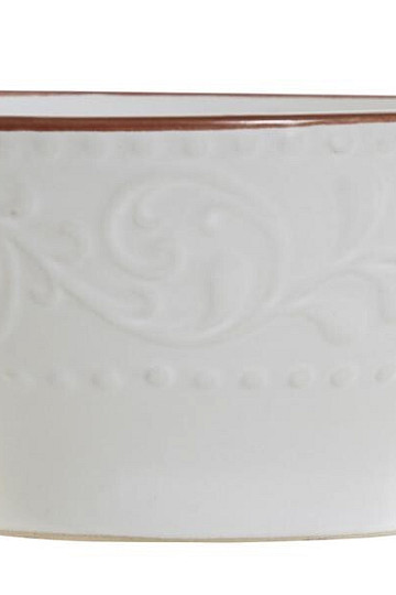 Miska BIAŁA RELIEF 14,7x7,7cm biała