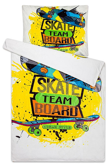 Prześcieradło z mikrofibry microflanela - Skate