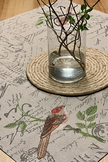 Obrus i szalik BIRDS