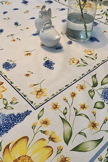 Obrus i kółko WIOSENNE KWIATY