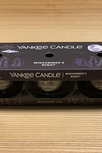 świeca zapachowa YANKEE CANDLE ZESTAW NOCY LETNIEJ 3 sztuki