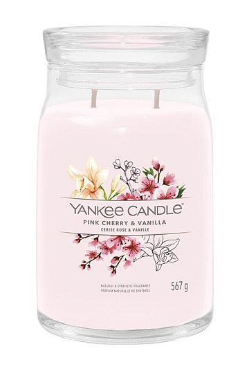 świeczka YANKEE CANDLE o zapachu PINK CHERRY