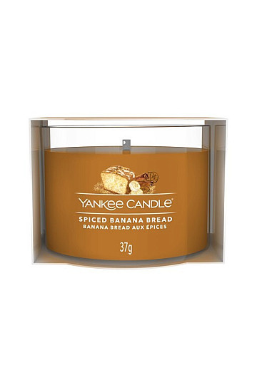świeczka YANKEE CANDLE zapach Spiced Banana BREAD szklanka 37g