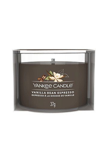 świeca YANKEE CANDLE zapach VANILLA BEAN ESPRESSO W SZKLE 37 g