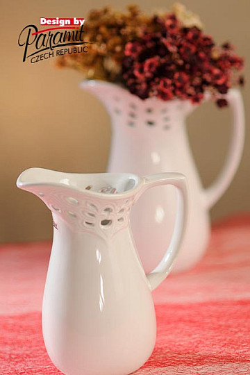 Wazon LACE JUG biały