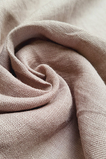Tkanina lniana TEINTURE BEŻOWA