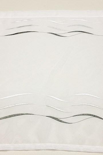Gotowa zasłona WAVE GREY