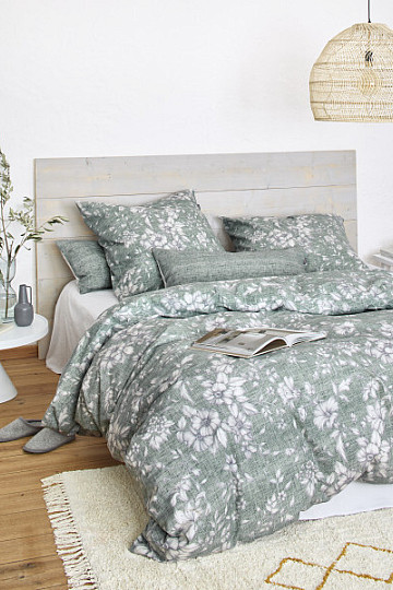 Luksusowa pościel flanelowa IRISETTE ZOBEL 8558-30 mentol