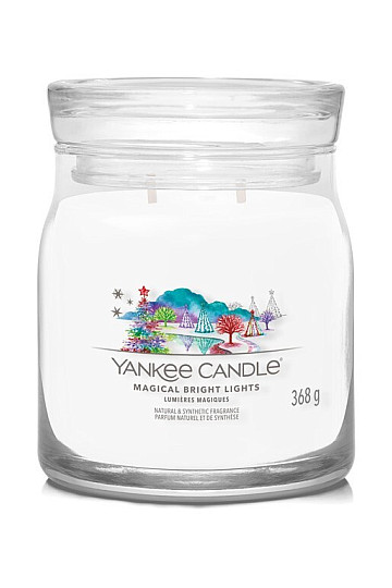 świeca zapachowa YC MAGICAL BRIGHT LIGHTS GLASS MEDIUM 2 knoty