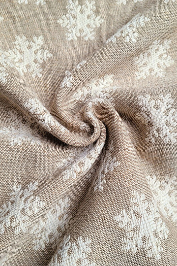Luksusowa tkanina dekoracyjna FLAKES BEIGE