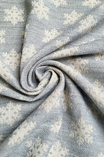 Luksusowa tkanina dekoracyjna FLAKES GREY