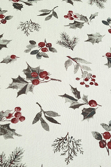 Luksusowa tkanina dekoracyjna HOLLY GREY