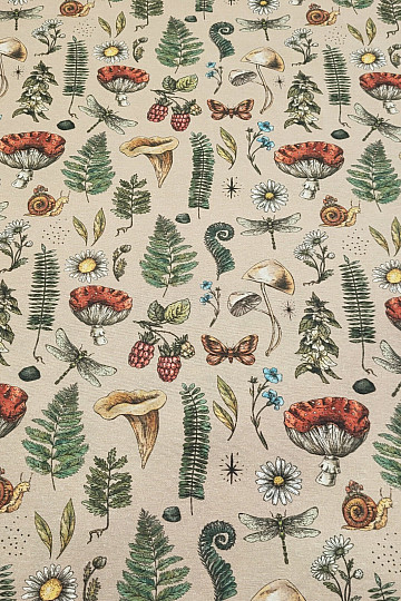 Tkanina dekoracyjna JESIEŃ W LESIE