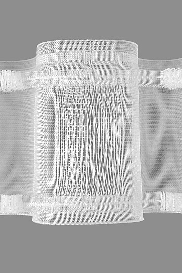 Zasłona WAVE 10 cm, 1:2 - suwak/drążek