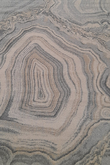 Luksusowy wełniany dywan ISFAHAN Efez szary