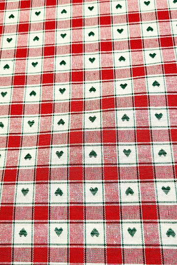 Tkanina dekoracyjna MAXI CORET czerwona