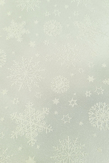 Dekoracyjna gładka tkanina FLAKES MIX CREAM