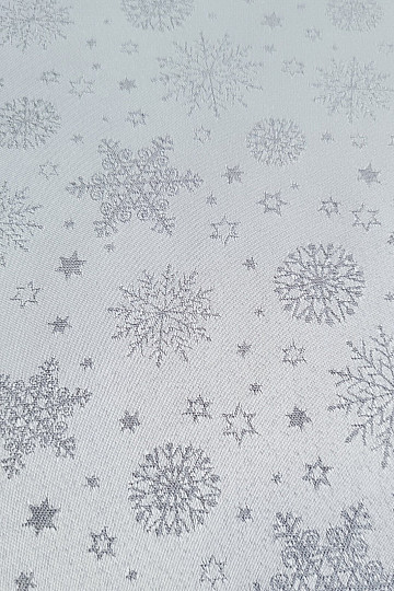 Tkanina dekoracyjna gładka FLAKES MIX SZARY