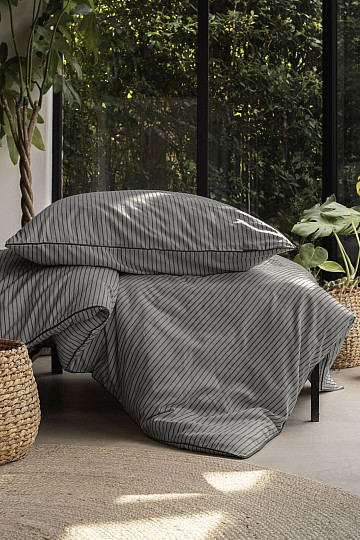 IRISETTE luksusowa satyna bawełniana TOKIO 8607-11 szara