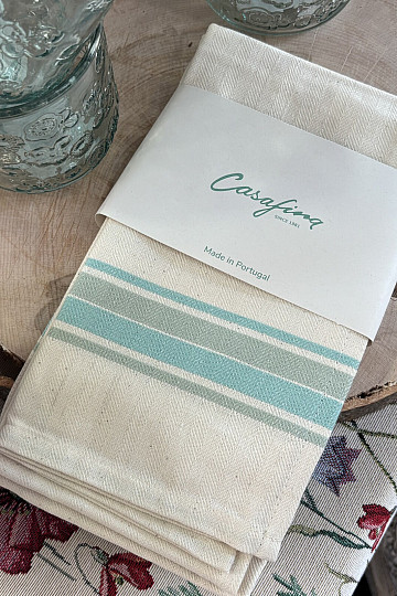 Ręczniki FRENCH STRIPES AQUA 70x50 2 szt.
