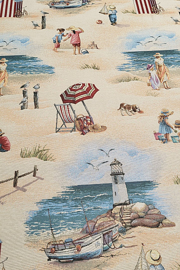 Tkanina gobelinowa DZIECI NA PLAŻY