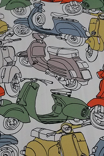 Tkanina dekoracyjna MOTOS biała / kolor