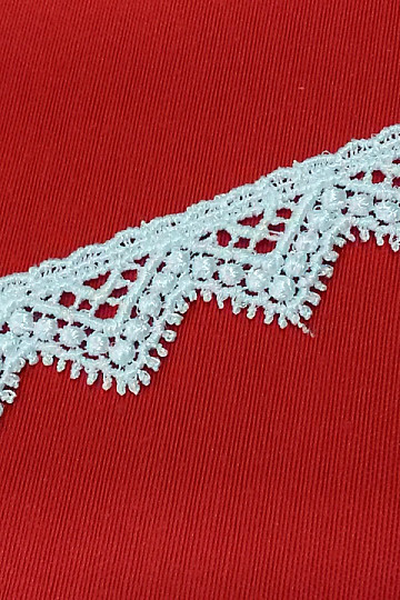 Koronka 5451/0010 3 cm biała