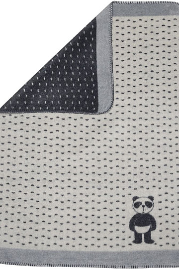 Dziecięcy kocyk bawełniany DF PANDA do łóżeczka
