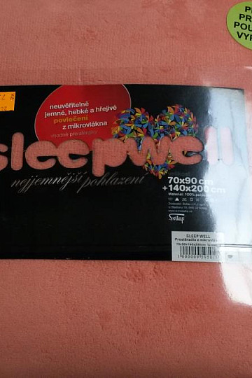 pościel z mikrofibry UNI terakota SLEEP WELL