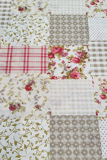 Tkanina dekoracyjna ROSE MARTA patchwork