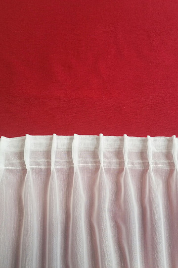 Flary wstążka firanowa 8 cm, 1:1,5