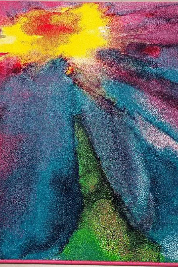Dywan w kawałku MULTI COLOR Flower