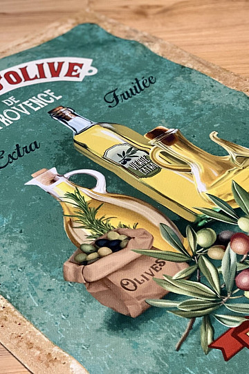 Ręcznik kuchenny w stylu retro OLIWA Z OLIWEK