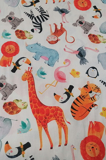 Druk cyfrowy ZOO dla dzieci