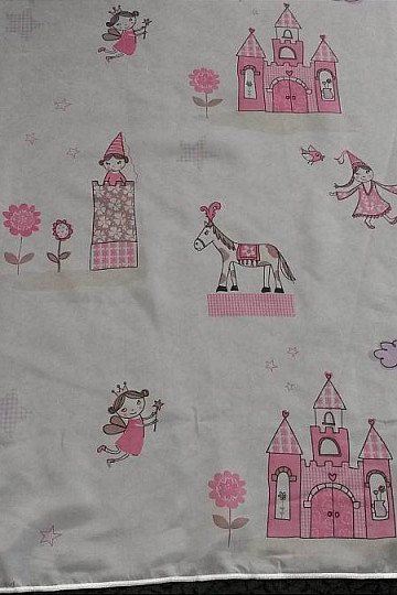 Kurtyna dziecięca PRINCESS z zamkiem