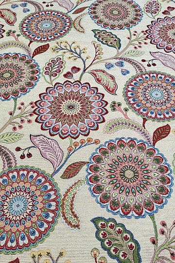 Tkanina gobelinowa ARCADIA MANDALA FLOWERS