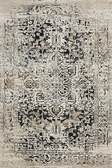 Dywan w kawałku BOHO geometryczny antyczny beż
