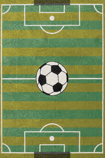 Jednoczęściowy dywan dziecięcy PLAY FOTBAL