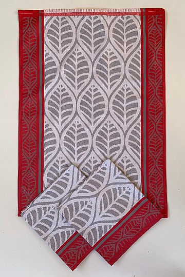 Ręczniki LIŚCIE CZERWONE 3 szt.