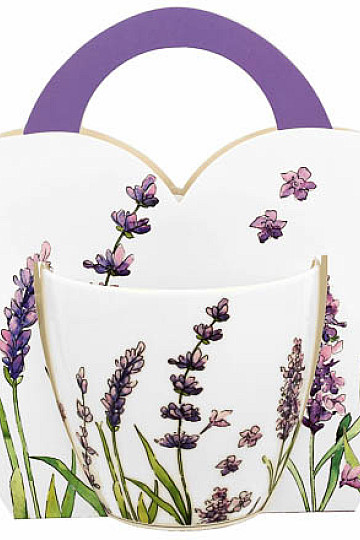 Kubek porcelanowy Lawenda E