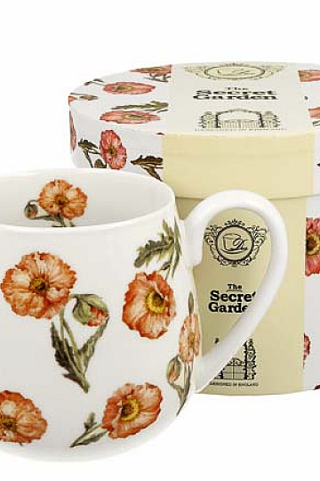 Kubek porcelanowy Dzikie maki pulchne