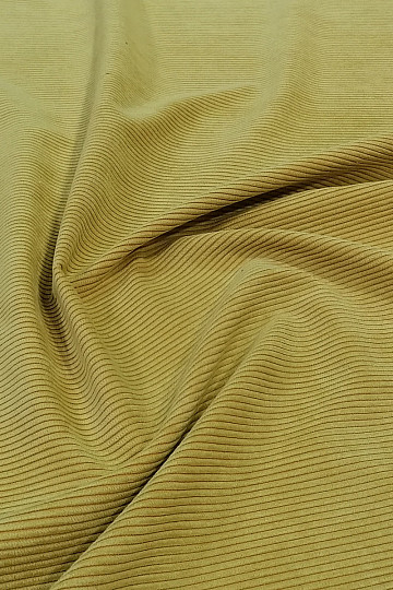 tkanina obiciowa RIB OCHER musztarda