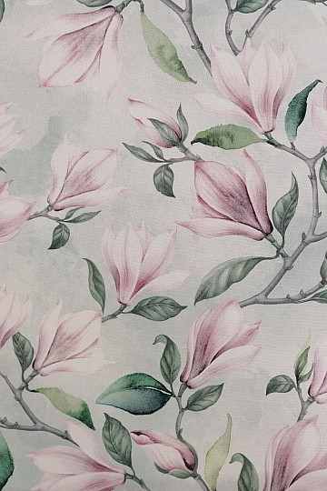 Tkanina dekoracyjna MAGNOLIA zielona