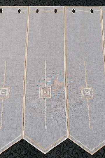 Witrażowa zasłona - haftowana HF43952