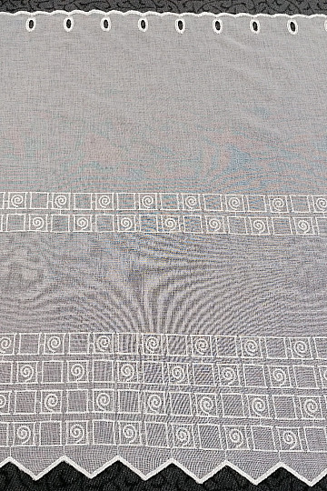 Witrażowa kurtyna - haftowana W / 6259