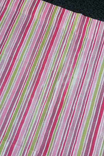 Zasłona dekoracyjna Paski różowe 130x248 cm