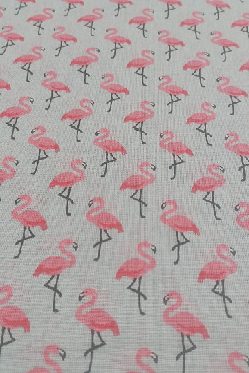 Tkanina dekoracyjna FLAMINGO gris