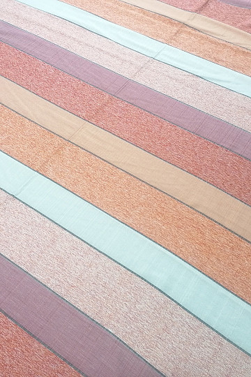Tkanina dekoracyjna STRIPES pomarańczowo-czerwone