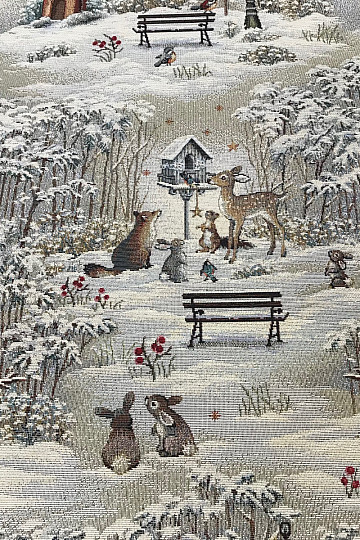 Tkanina gobelinowa NOC ZIMA